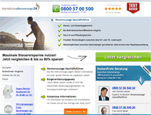 Tablet Screenshot of pensionszusage-gmbh.info